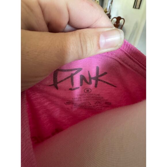 Vintage-Inspired Y2K P!NK Trustfall Graphic Concert Shirt - Picture 3 of 3